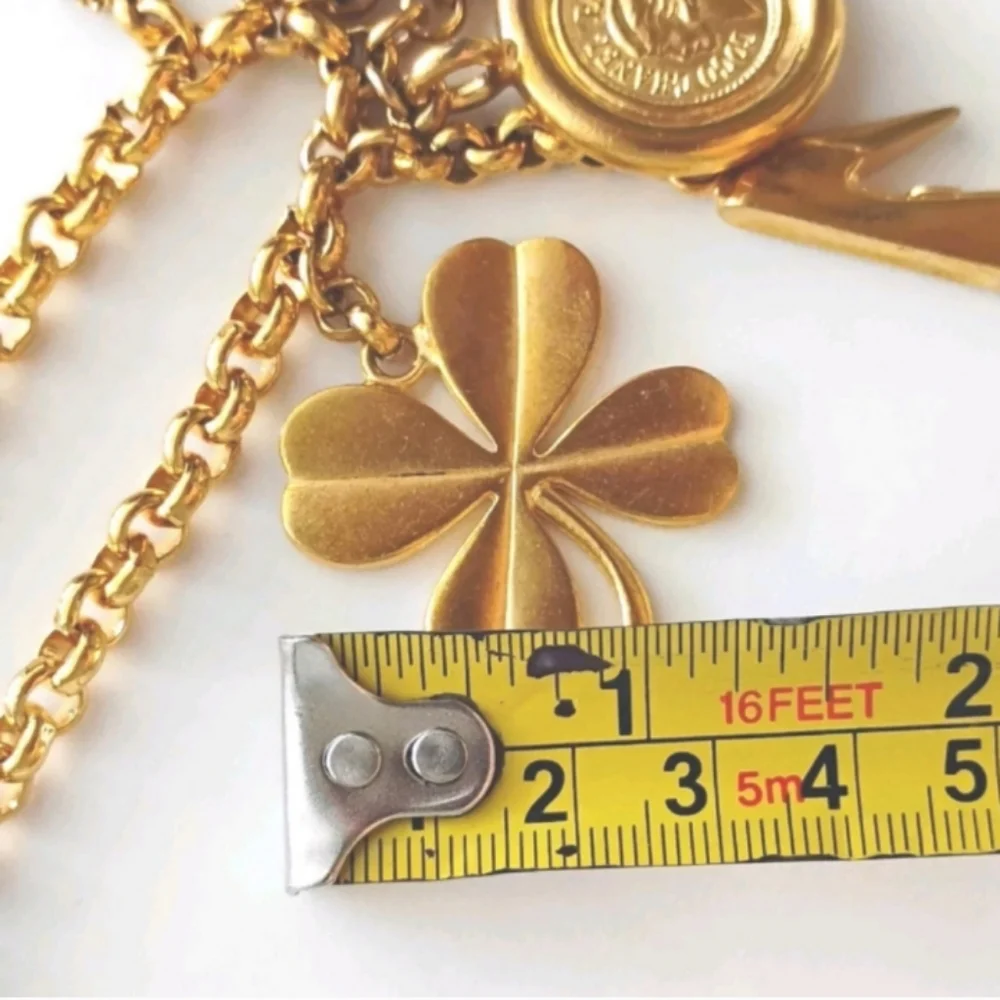 Authentic Chanel Lucky 7 Charm Necklace